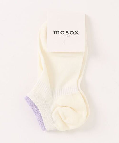 【mosox】カラフルリブショートソックス