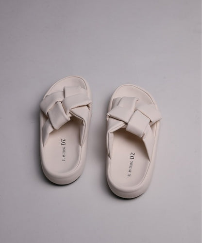 【shoes365】交差ストラップデザインサンダル