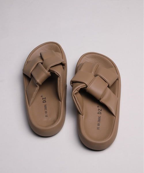 【shoes365】交差ストラップデザインサンダル