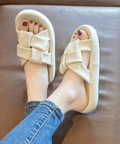 【shoes365】交差ストラップデザインサンダル