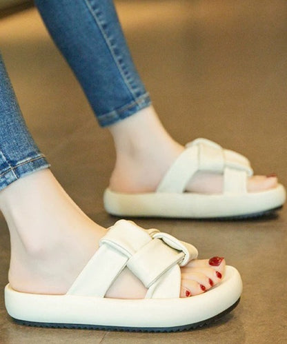 【shoes365】交差ストラップデザインサンダル