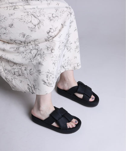 【shoes365】交差ストラップデザインサンダル