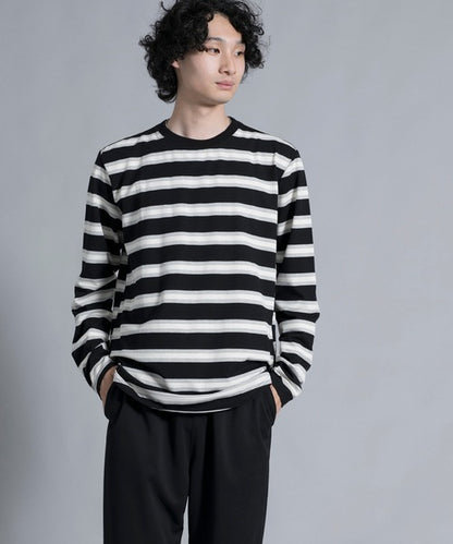 aimoha men Classic Stripes Crewneck Sweater