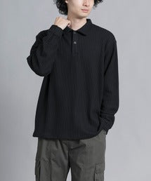 aimoha men Textured Comfort Polo Sweater