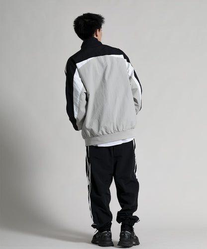 【aimoha neo】 Retro Color Block Jacket