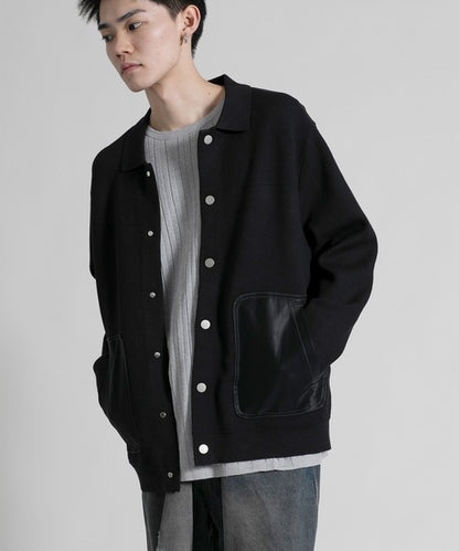 【aimoha neo】 Chic Contrast Pocket Jacket