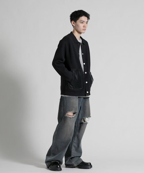 【aimoha neo】 Chic Contrast Pocket Jacket