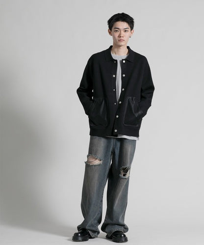 【aimoha neo】 Chic Contrast Pocket Jacket