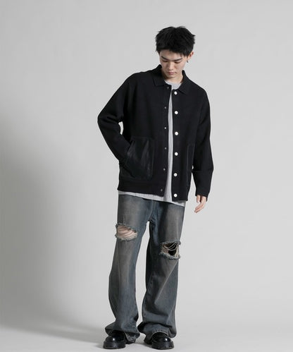 【aimoha neo】 Chic Contrast Pocket Jacket