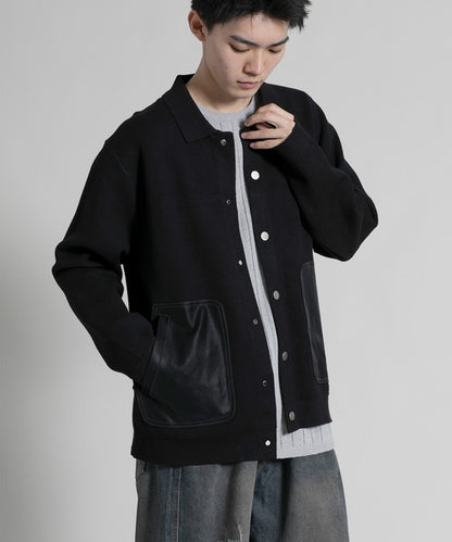 【aimoha neo】 Chic Contrast Pocket Jacket