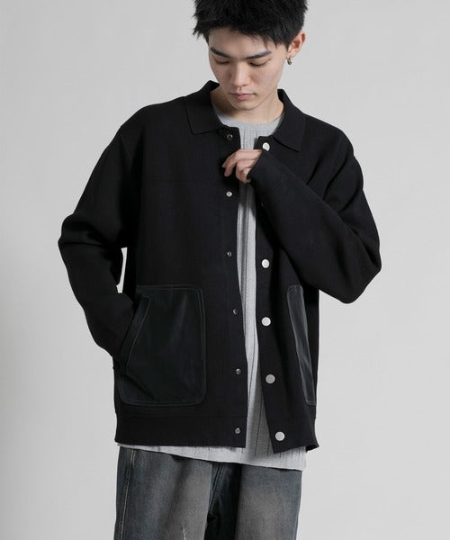 【aimoha neo】 Chic Contrast Pocket Jacket