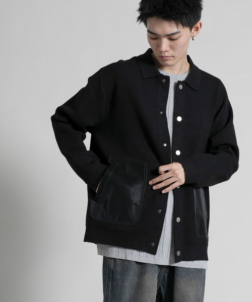 【aimoha neo】 Chic Contrast Pocket Jacket