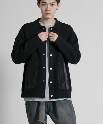 【aimoha neo】 Chic Contrast Pocket Jacket