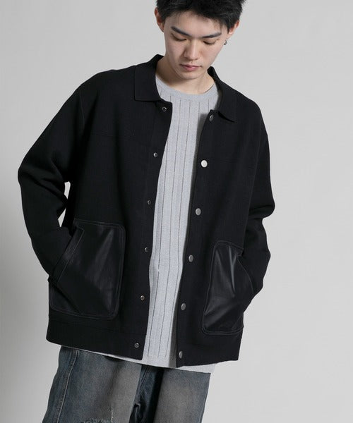 【aimoha neo】 Chic Contrast Pocket Jacket