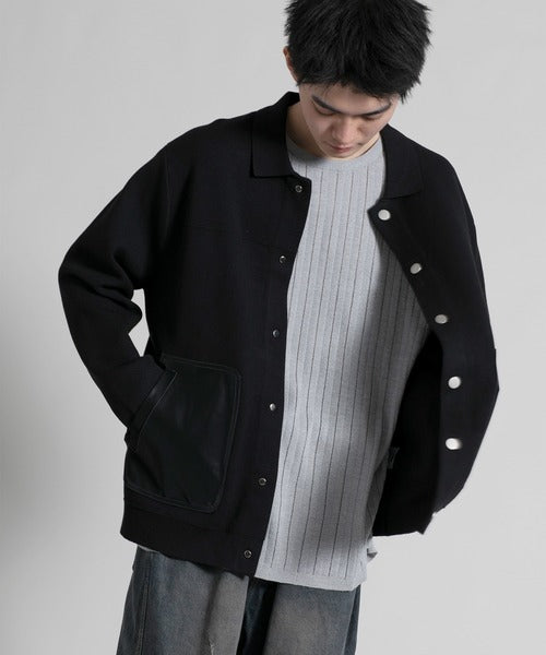 【aimoha neo】 Chic Contrast Pocket Jacket