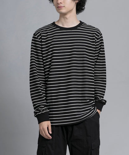 aimoha men Timeless Striped Crewneck Sweater