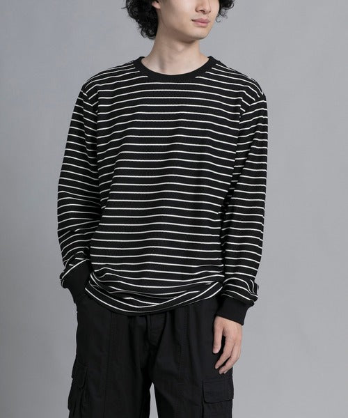 aimoha men Timeless Striped Crewneck Sweater