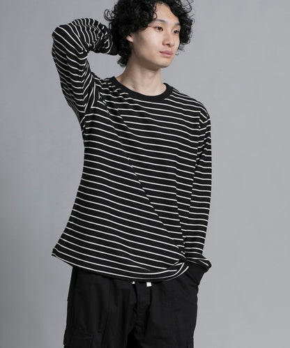 aimoha men Timeless Striped Crewneck Sweater