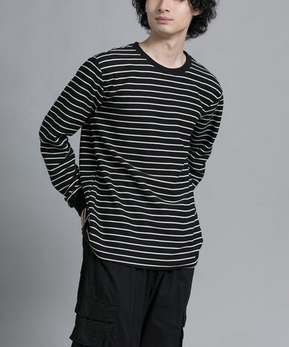 aimoha men Timeless Striped Crewneck Sweater