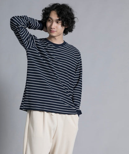 aimoha men Timeless Striped Crewneck Sweater