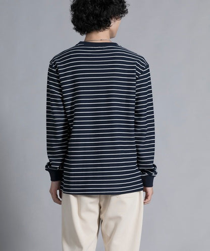 aimoha men Timeless Striped Crewneck Sweater