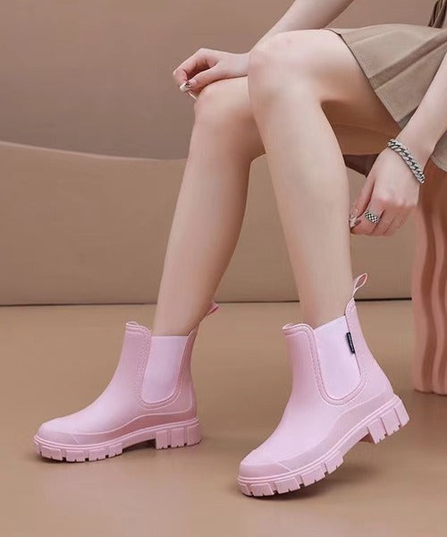 ショートチェルシーレインブーツ