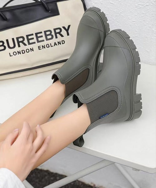 ショートチェルシーレインブーツ