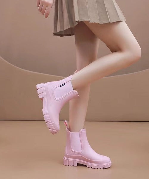 ショートチェルシーレインブーツ