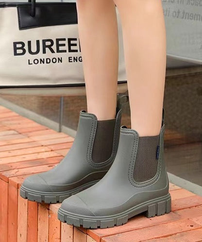 ショートチェルシーレインブーツ