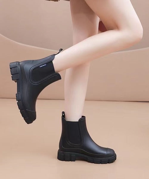 ショートチェルシーレインブーツ