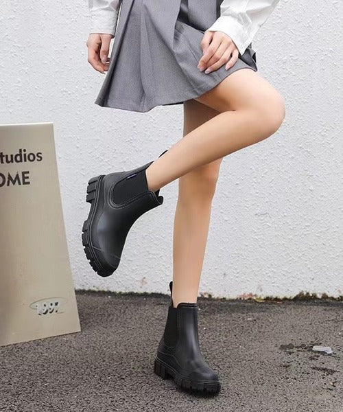 ショートチェルシーレインブーツ