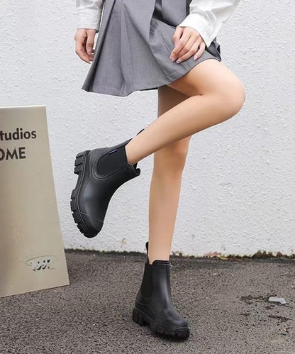 ショートチェルシーレインブーツ