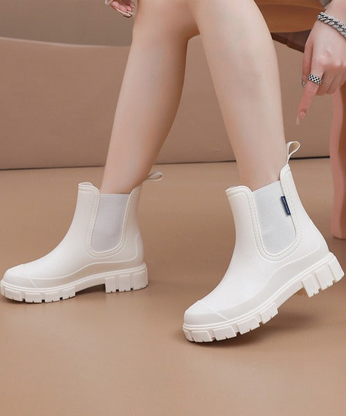 ショートチェルシーレインブーツ