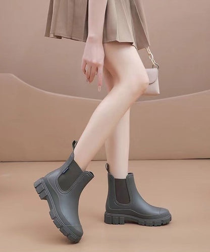 ショートチェルシーレインブーツ