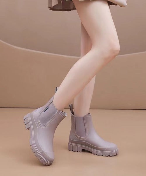 ショートチェルシーレインブーツ