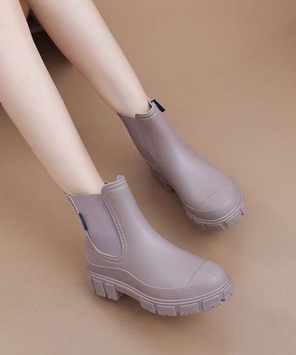 ショートチェルシーレインブーツ