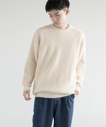 aimoha men Shaggy Jacquard Knit