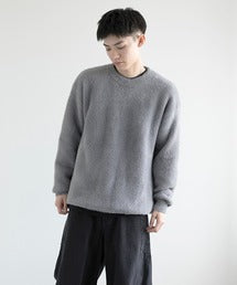 aimoha men Shaggy Jacquard Knit