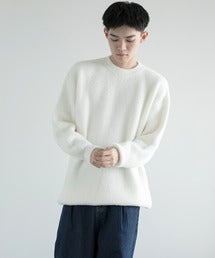 aimoha men Shaggy Jacquard Knit