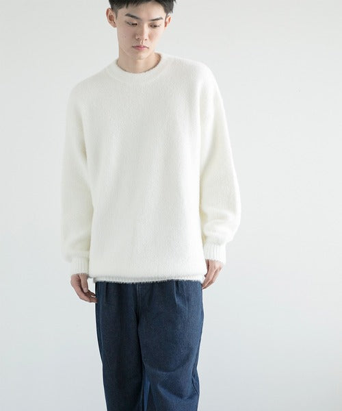 aimoha men Shaggy Jacquard Knit