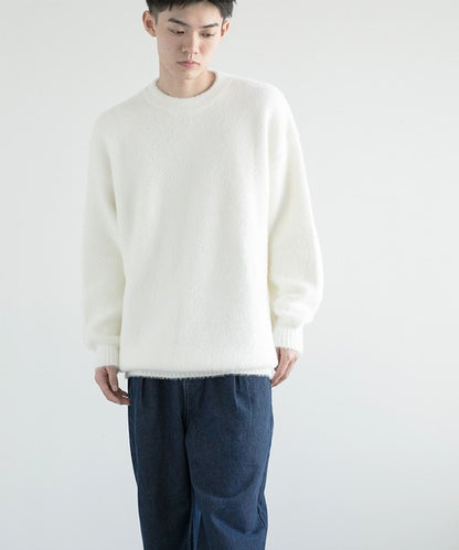 aimoha men Shaggy Jacquard Knit
