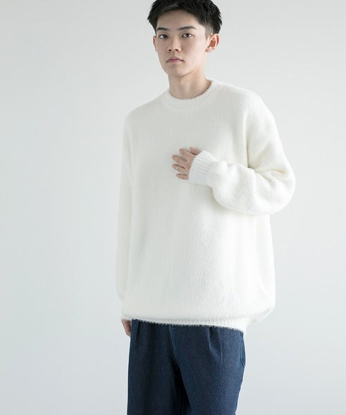 aimoha men Shaggy Jacquard Knit