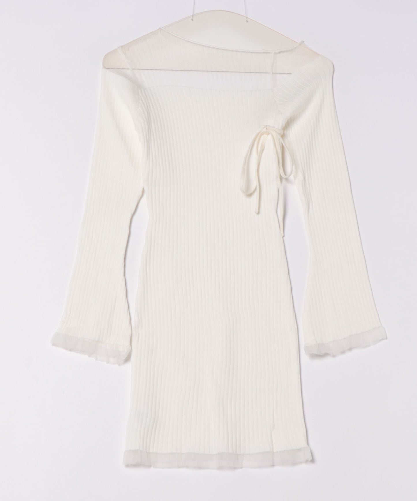 【Jasmine】シアーニットミニワンピース