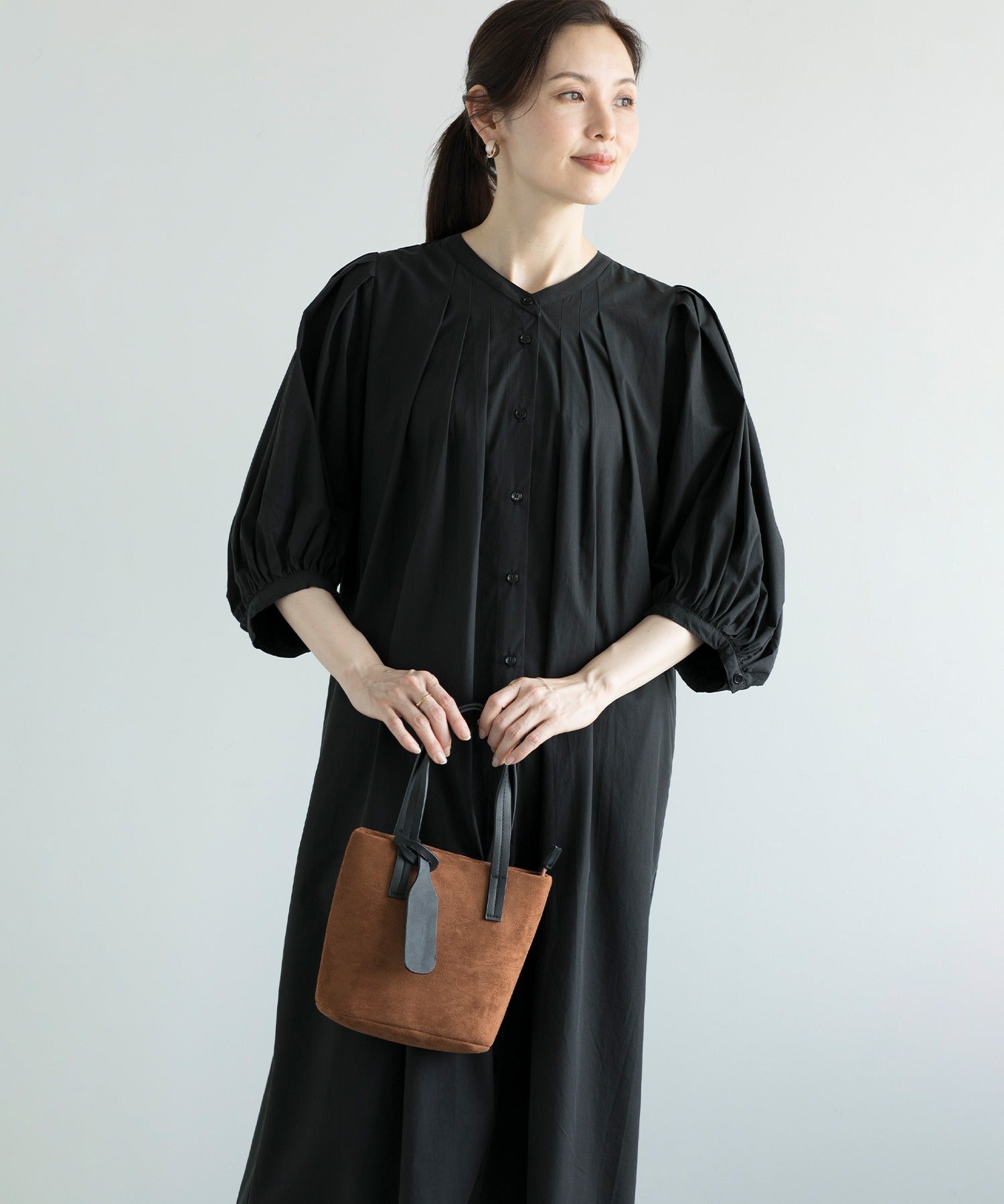 DECADE CLASSIC】パフスリーブロングワンピース – 《公式》moremore