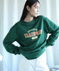 aimoha/カレッジロゴ長袖Tシャツ