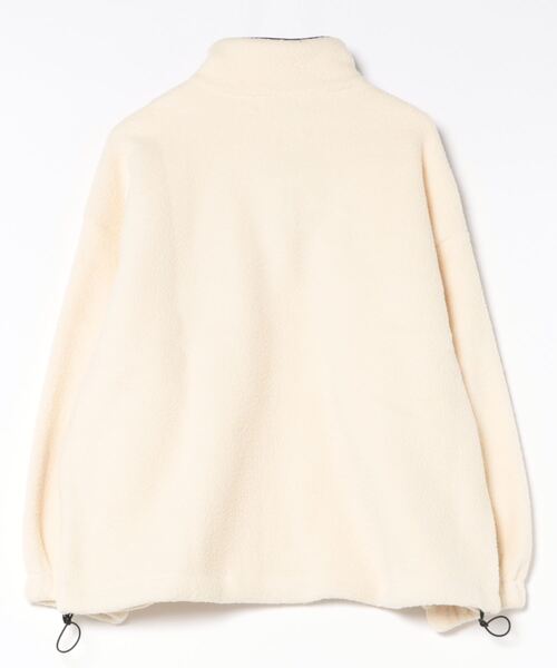 ハーフボタンボアプルオーバー