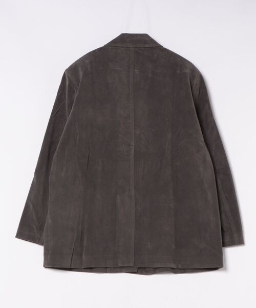 【moyo】フェイクムートン シャツジャケット