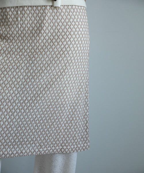 【moyo】レイヤード風ワイドフレアパンツ