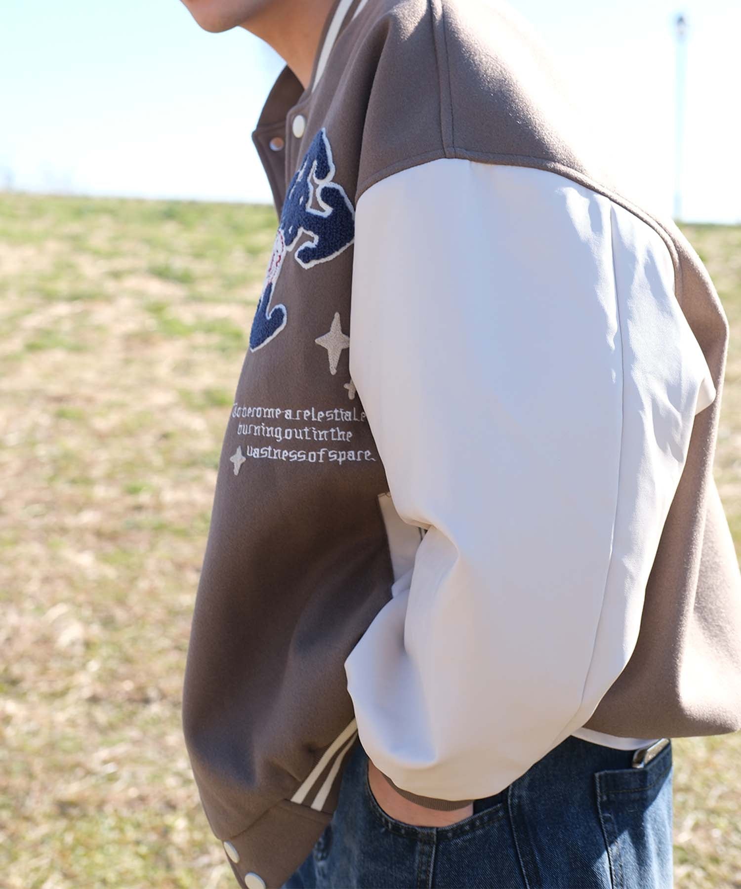 HOOK -original-　サガラ刺繍ワッペンスタジャン