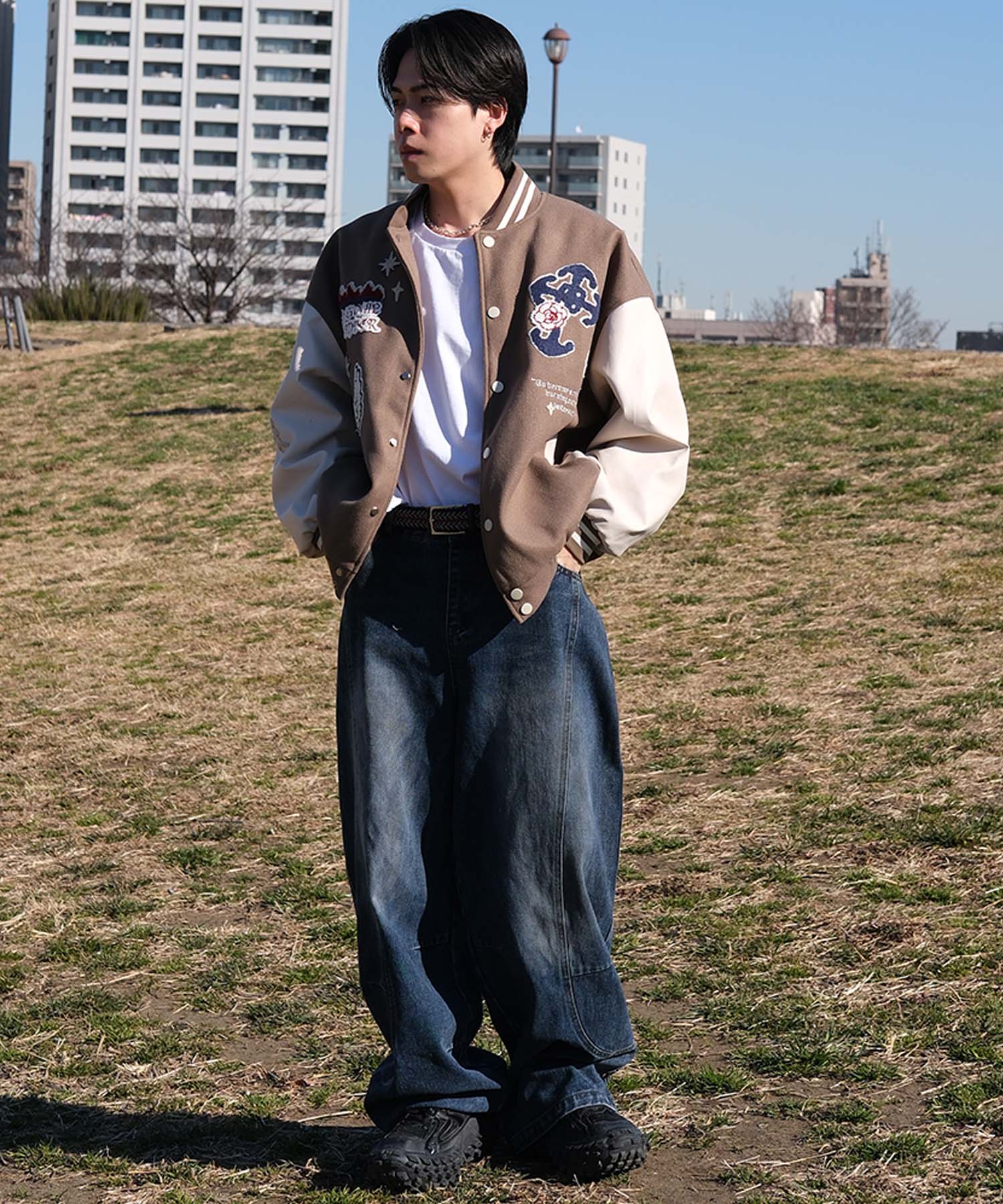 HOOK -original-　サガラ刺繍ワッペンスタジャン